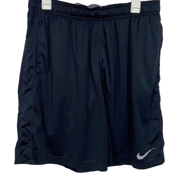 Nike Dri-Fit Navy Blue Activewear Shorts - Picture 1 of 3